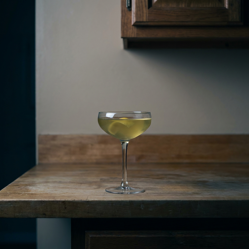 Alaska Cocktail cocktail served in a Coupe glass