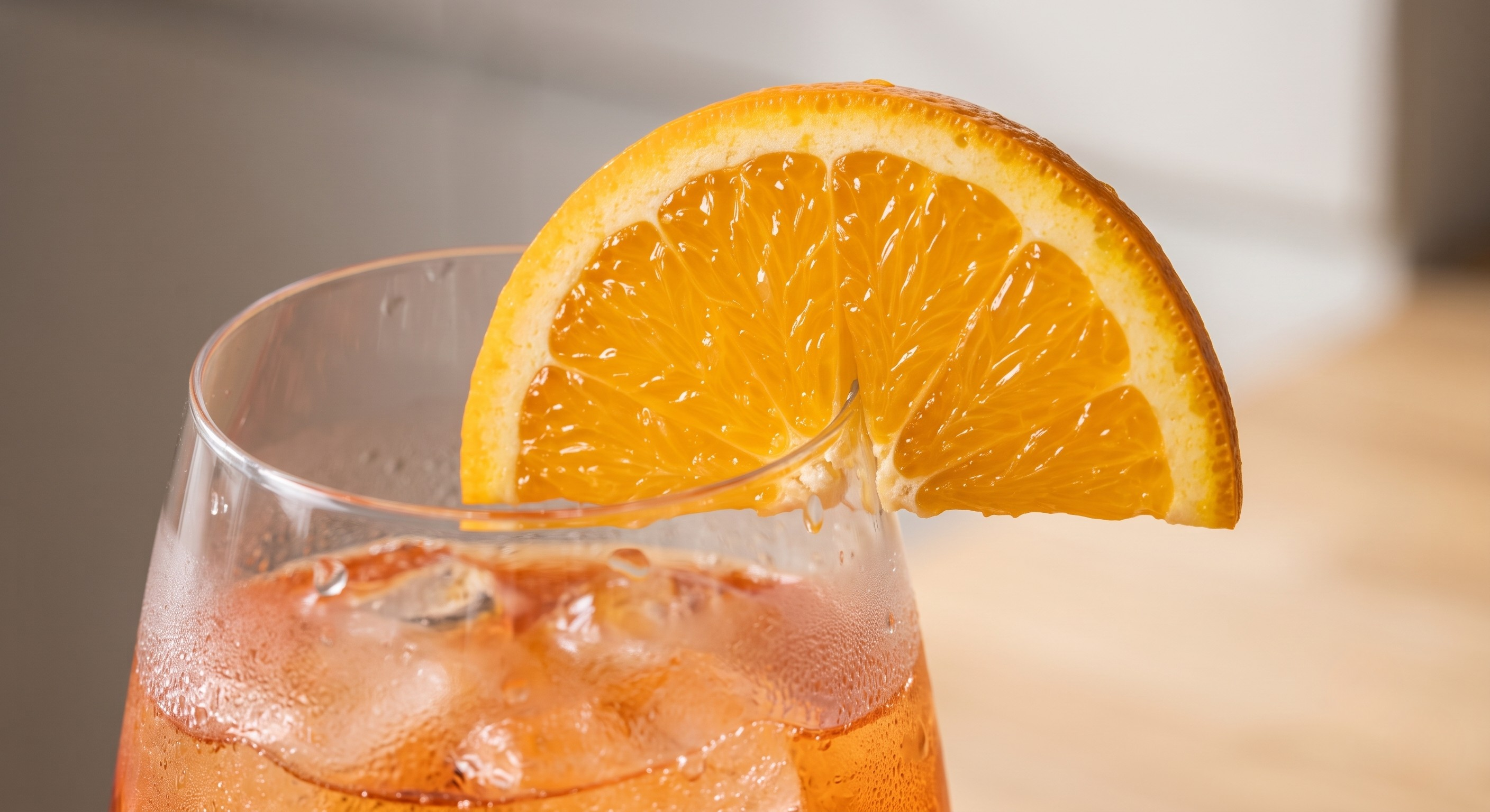 Garnish for the Aperol Spritz