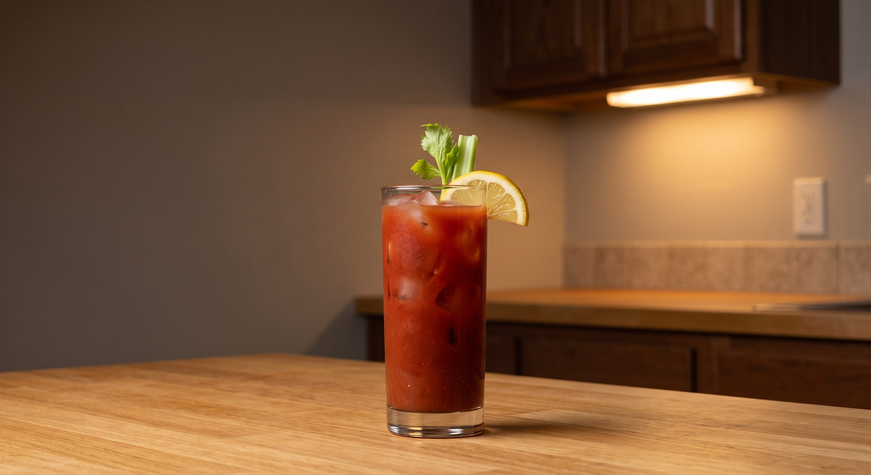 Bloody Mary cocktail served in a Highball