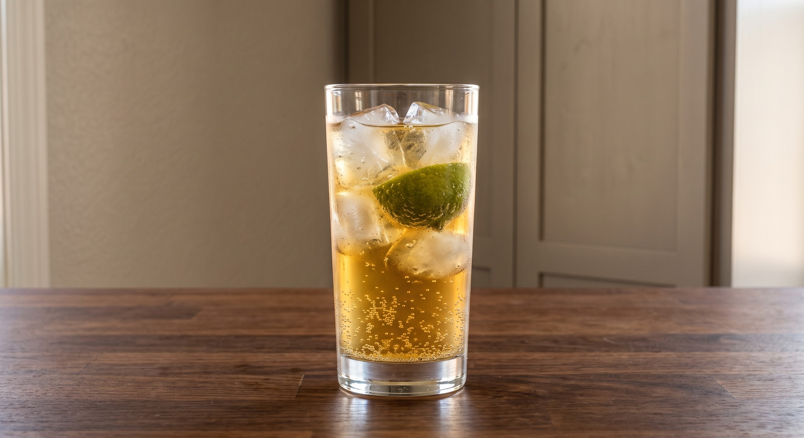 Bourbon Rickey cocktail served in a Highball