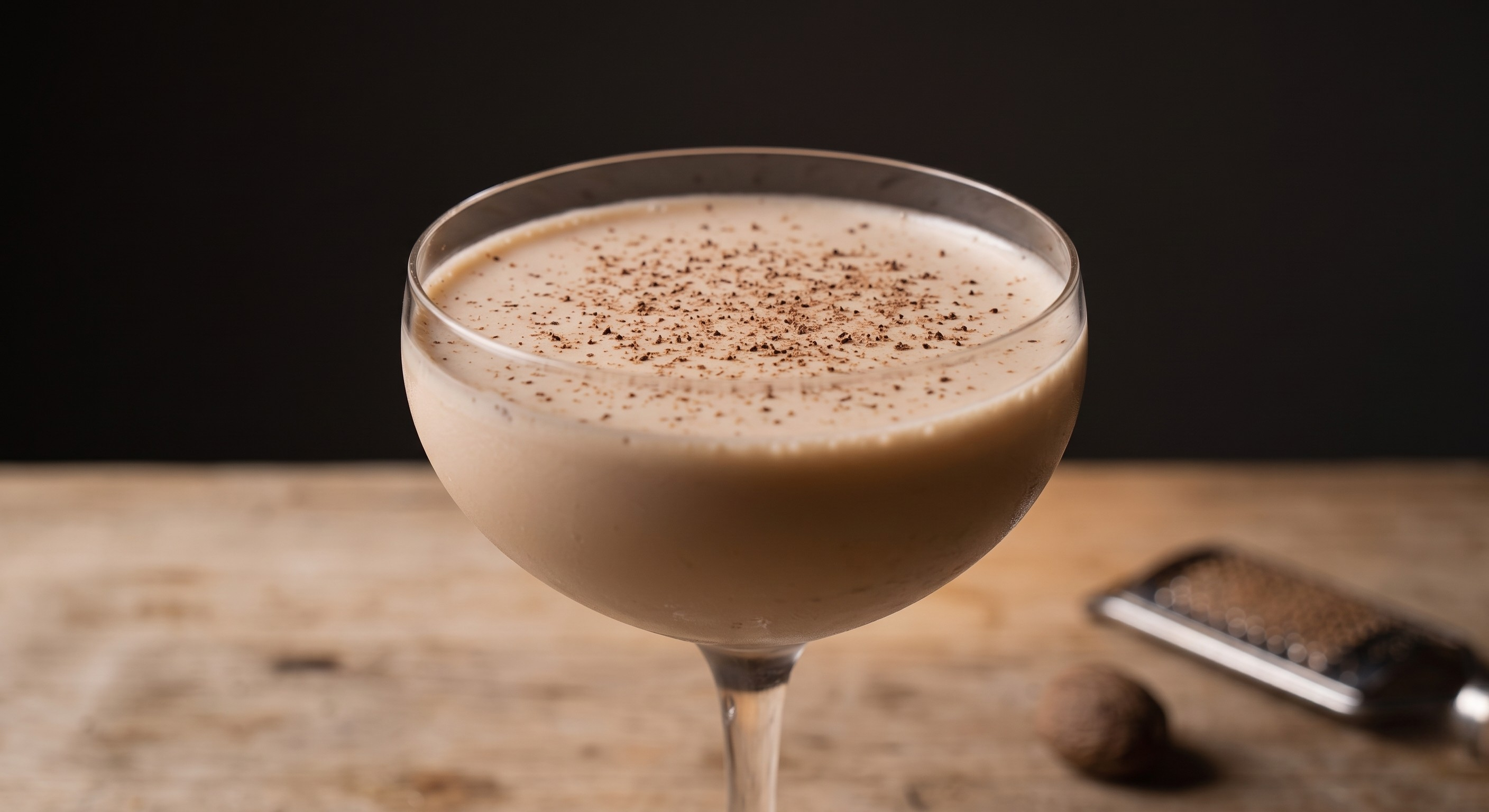 Garnish for the Brandy Alexander
