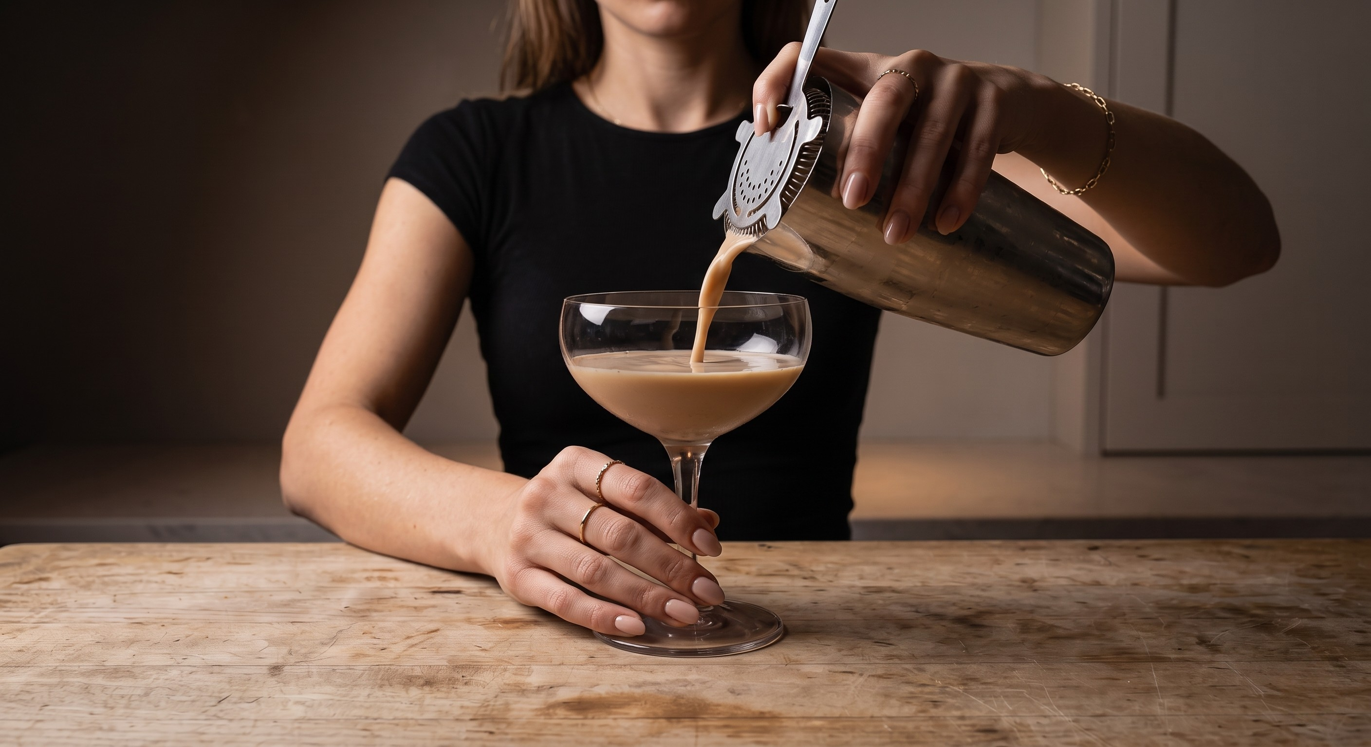 Stirring the Brandy Alexander
