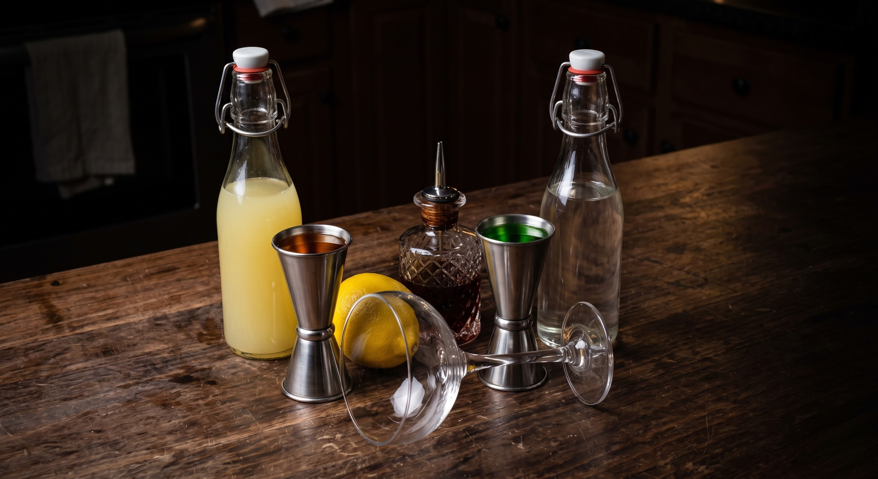 Ingredients laid out for the Champs-Élysées