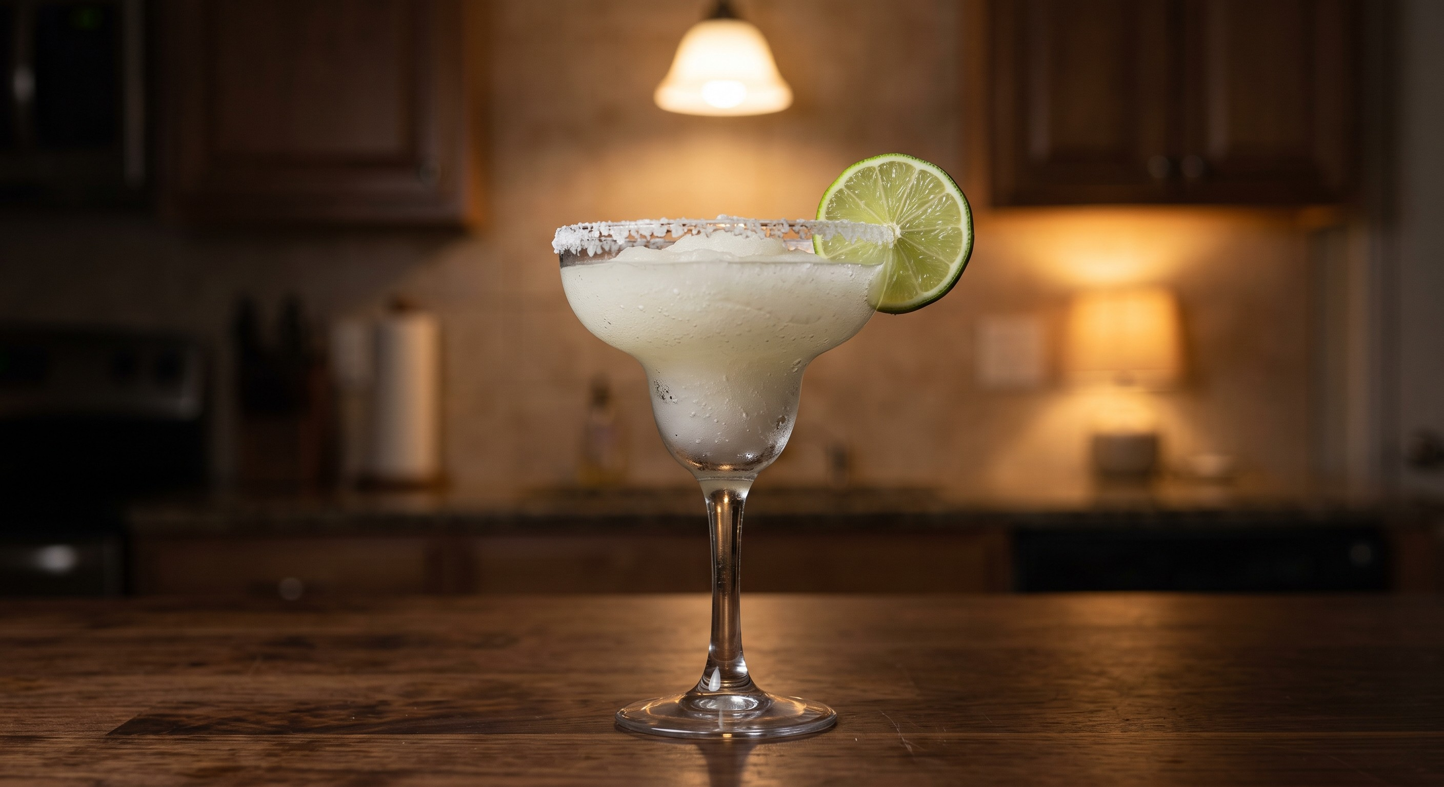 Classic Frozen Margarita cocktail served in a Margarita or rocks glass