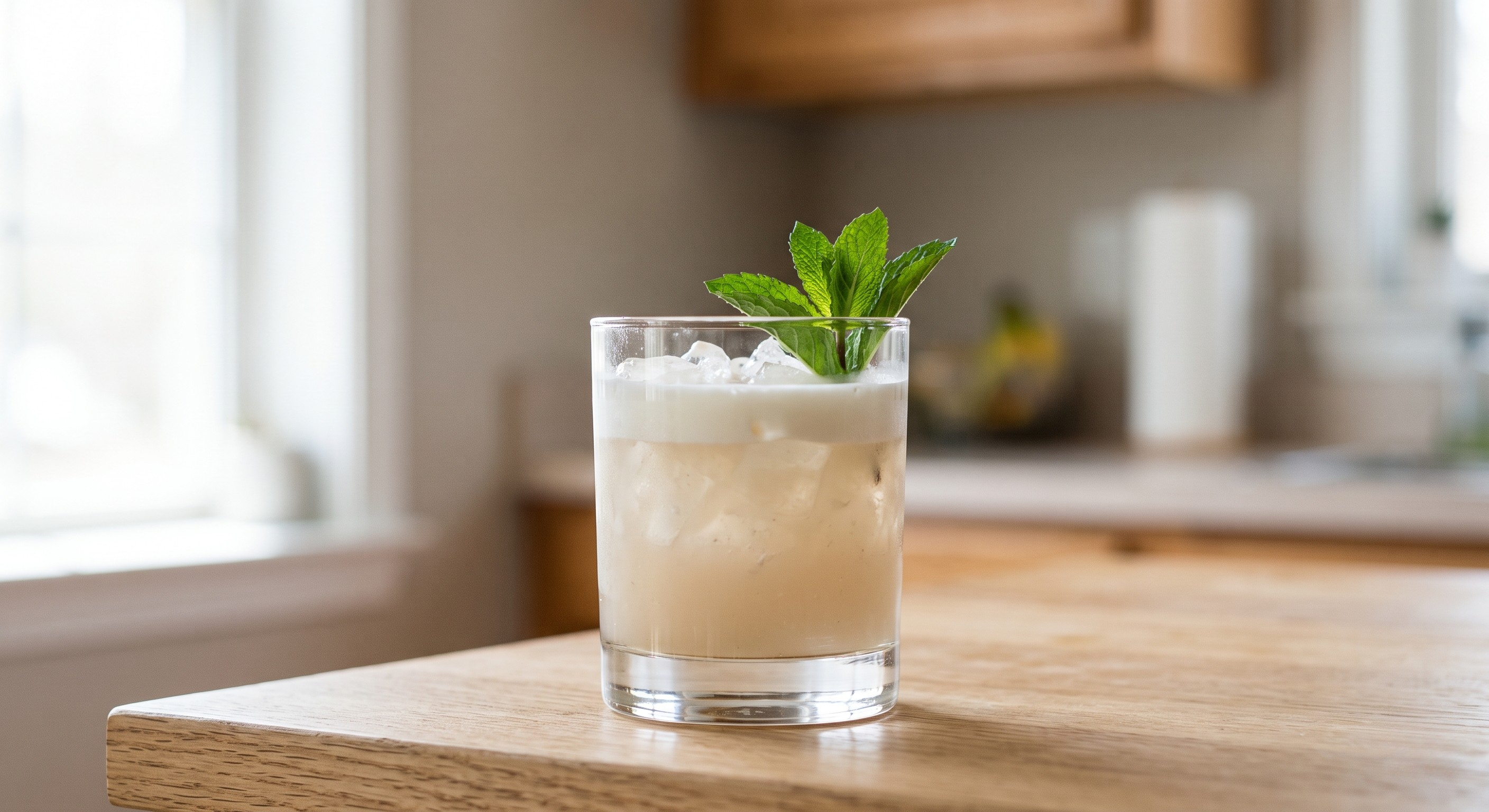 Cloud Nine cocktail served in a Over crushed ice
