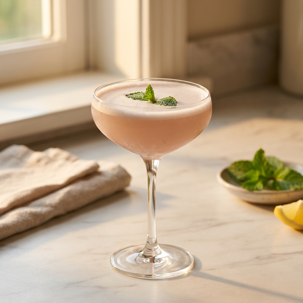 Clover Leaf cocktail served in a Coupe glass