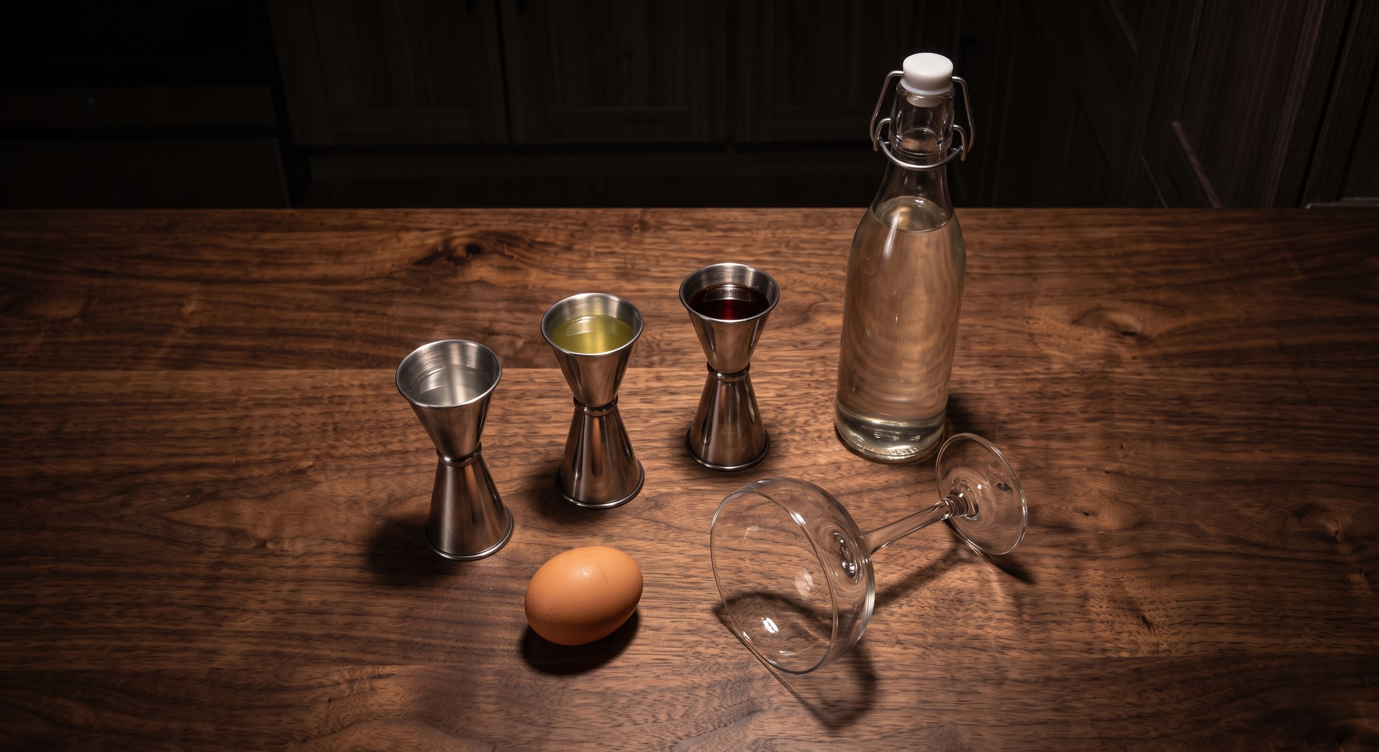 Ingredients laid out for the Death Flip