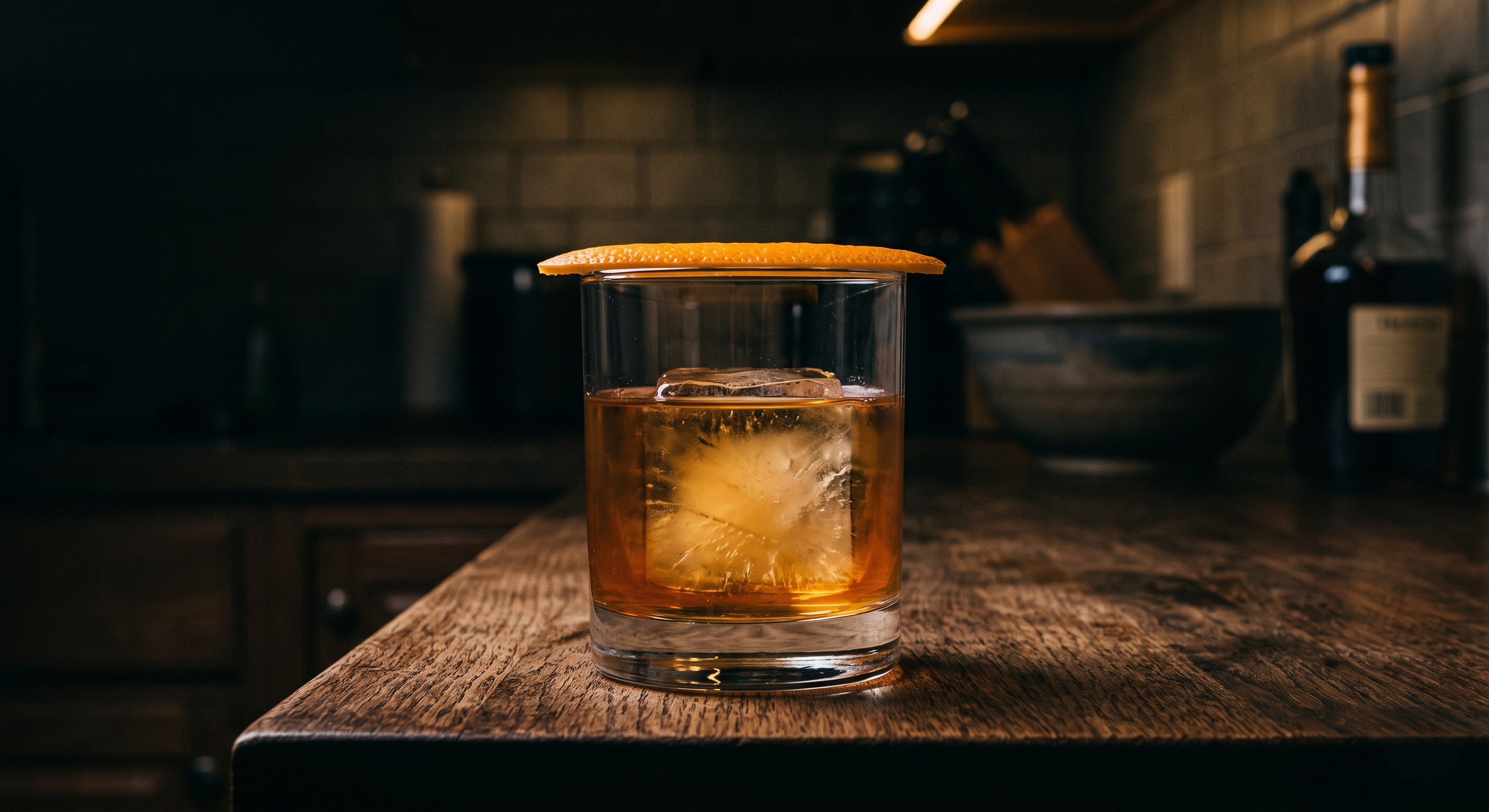 French Connection cocktail served in a Old Fashioned glass