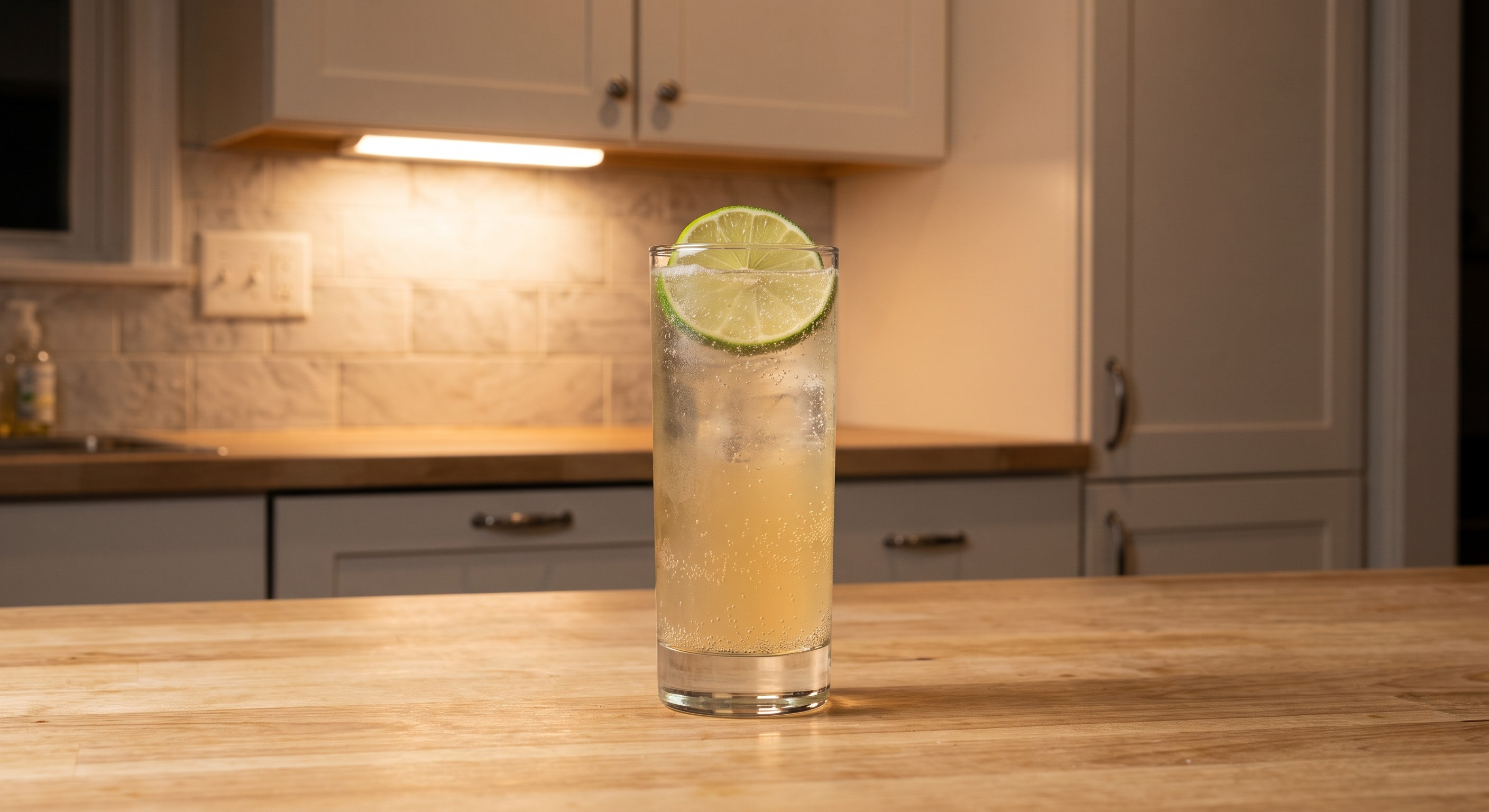Gin Buck cocktail served in a Highball