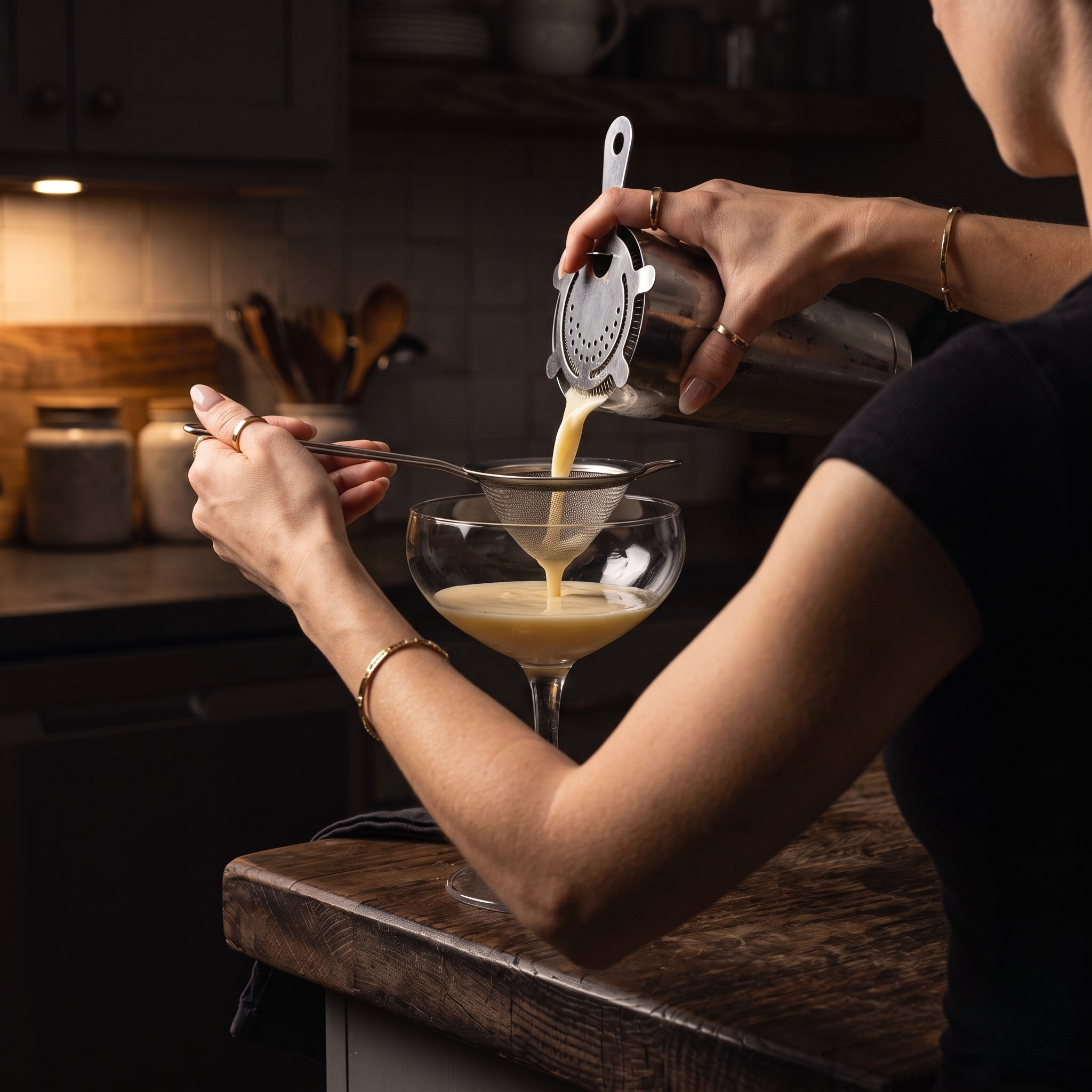 Stirring the Gin Flip