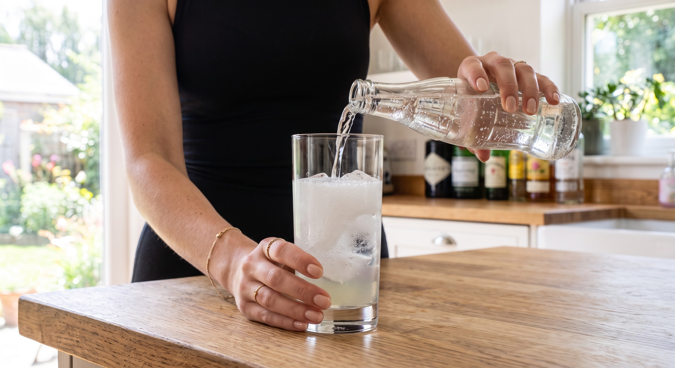 Stirring the Gin Rickey