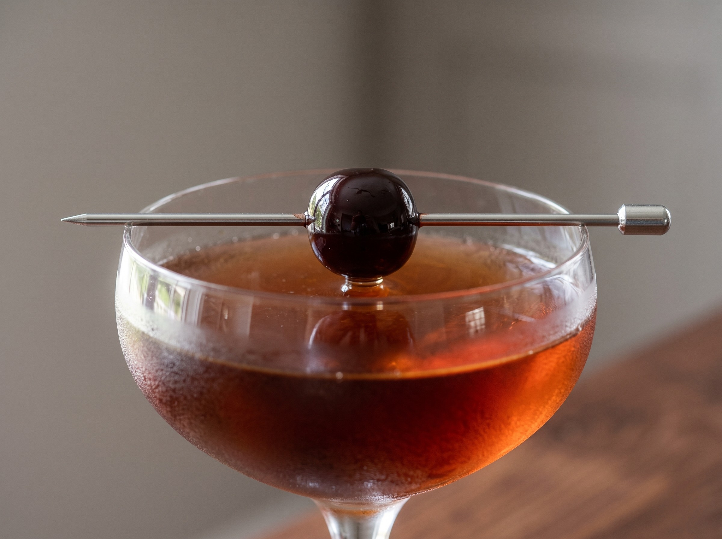 Garnish for the Manhattan