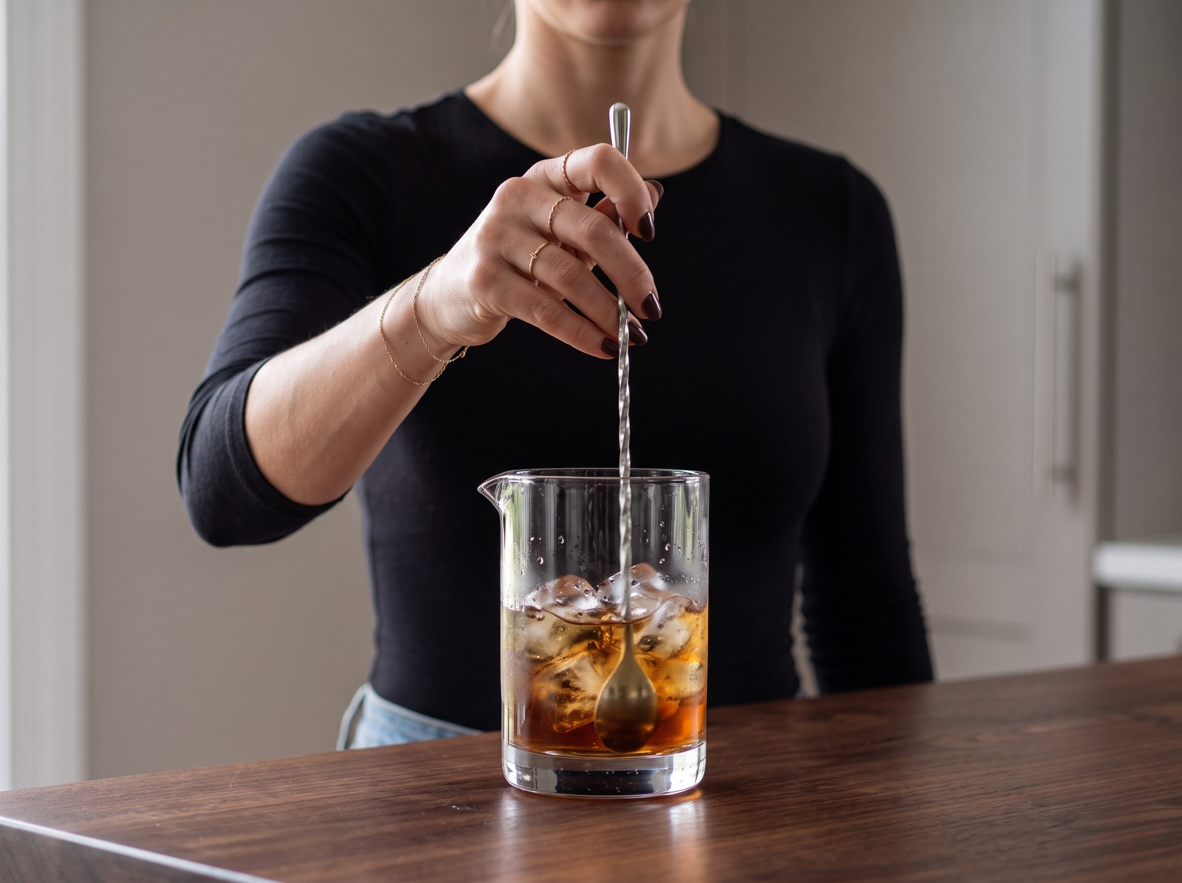 Stirring the Manhattan