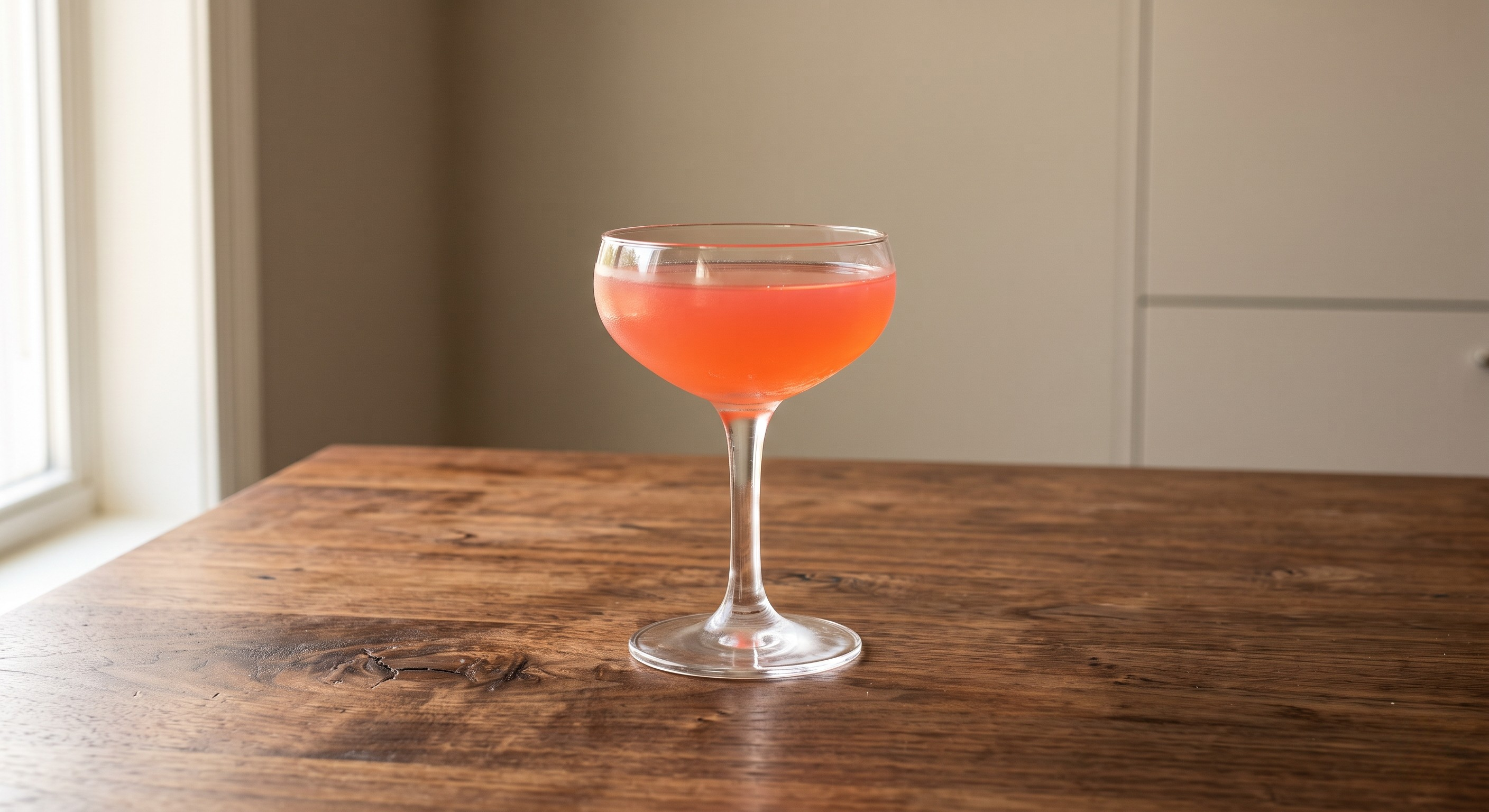 Paper Plane cocktail served in a Coupe glass