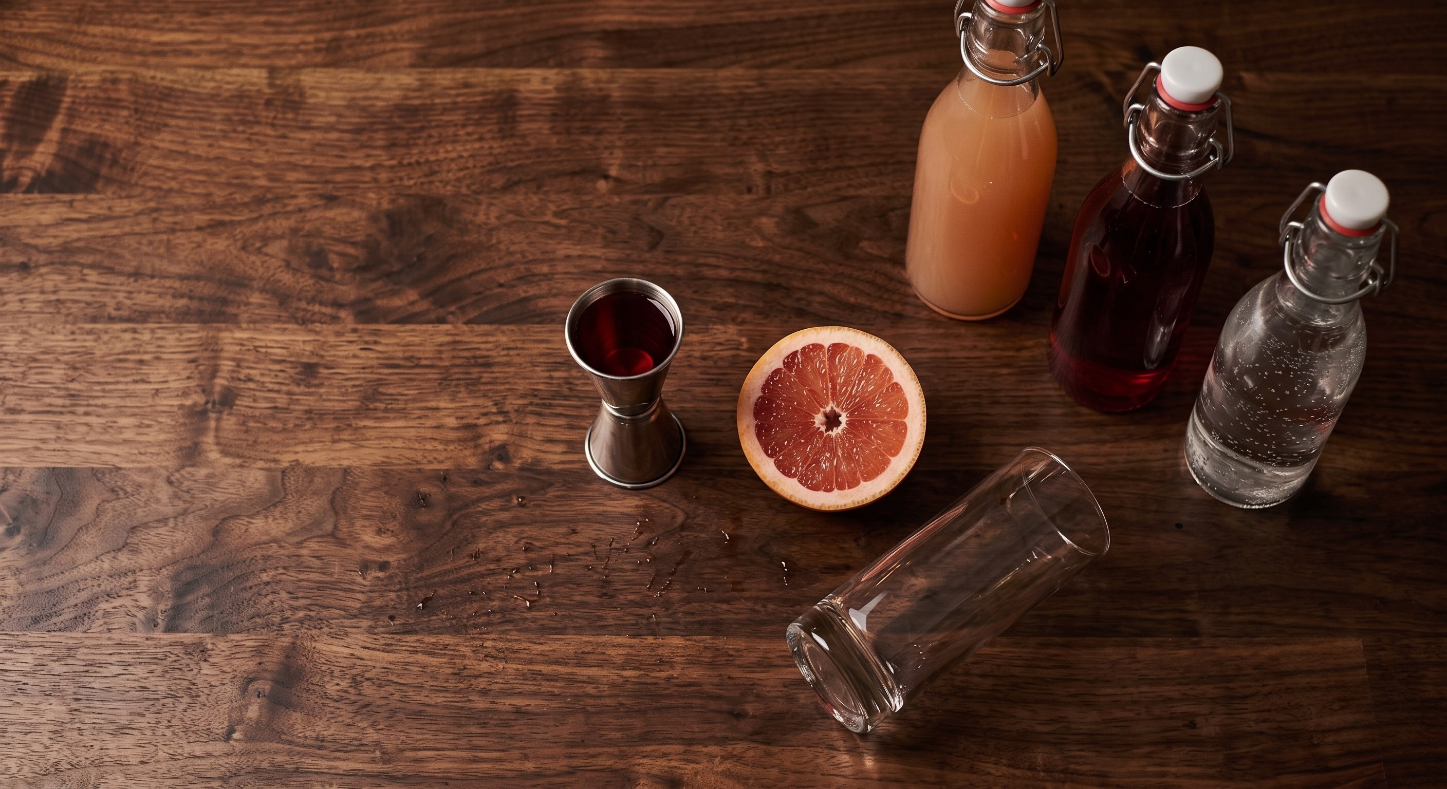 Ingredients laid out for the Ruby Ritual