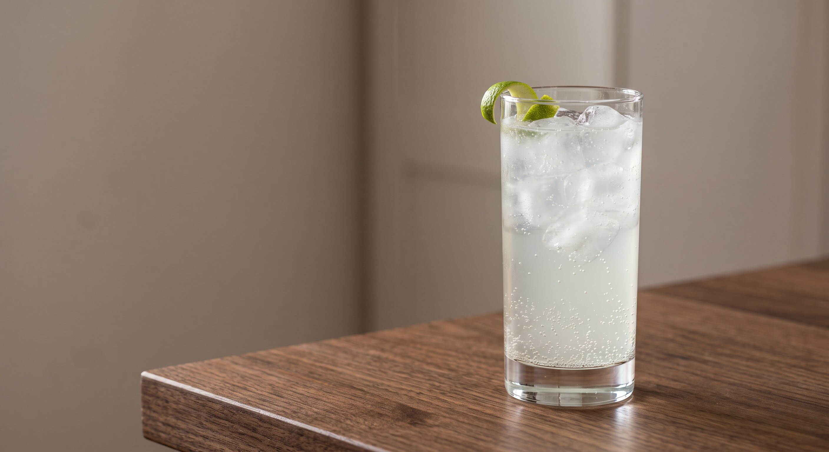 Rum Rickey cocktail served in a Highball
