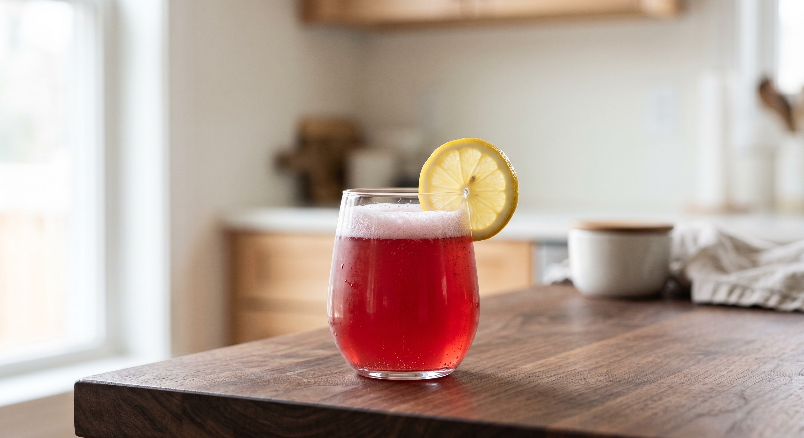 Sloe Gin Fizz cocktail served in a Small fizz glass