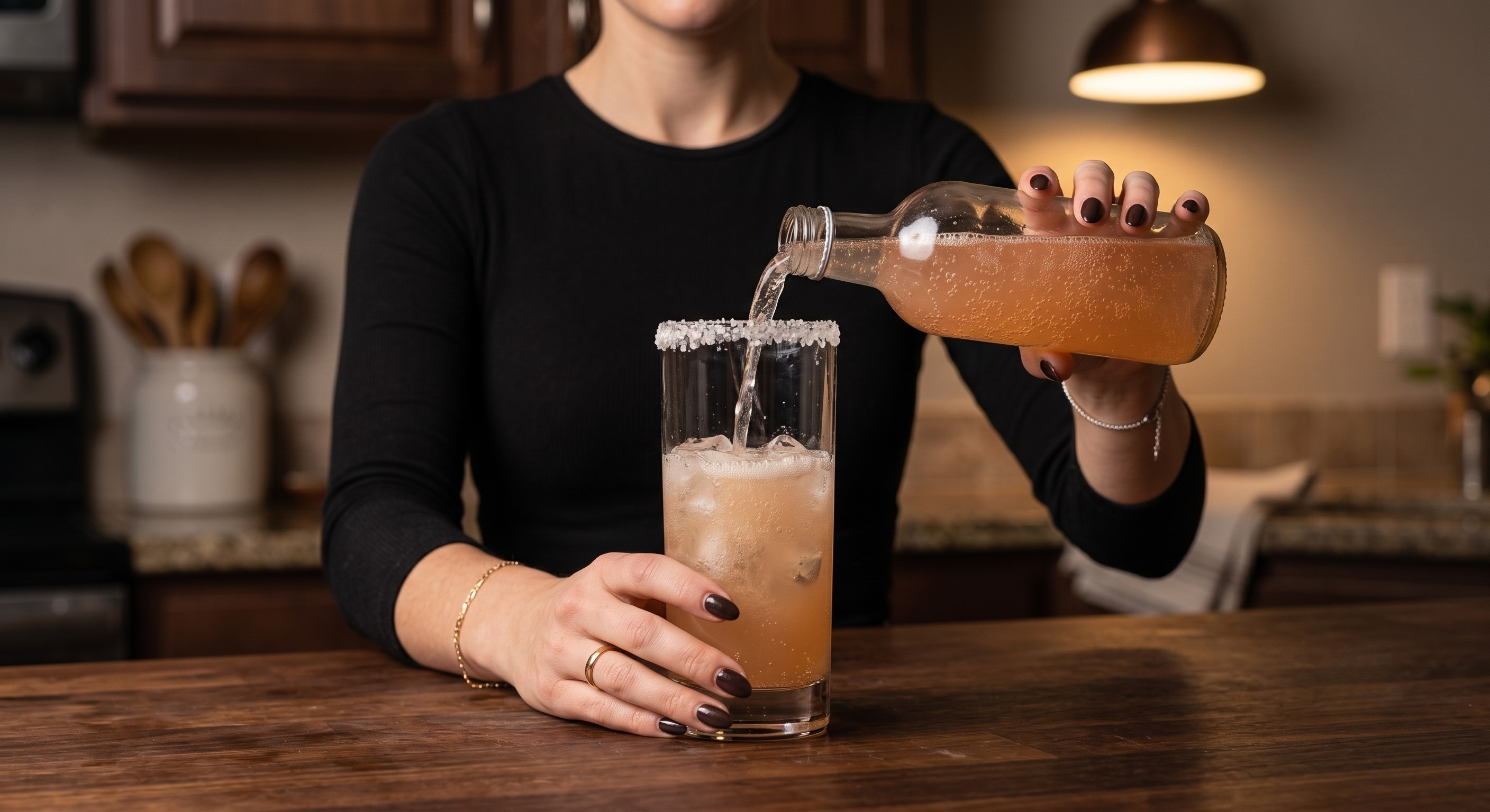 Stirring the Spicy Paloma